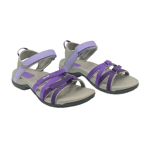 TEVA Women's Tirra Deep Lavender Gradient Purple Sandals EUC - Picture 5 of 12